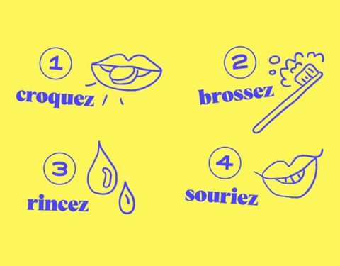 Dentifrice à croquer à la menthe BIO - 100 comprimés 3