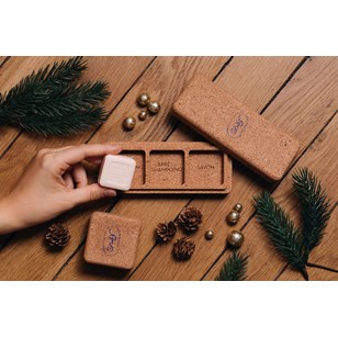 Coffret de Noël - Savon, shampoing & après-shampoing solide 