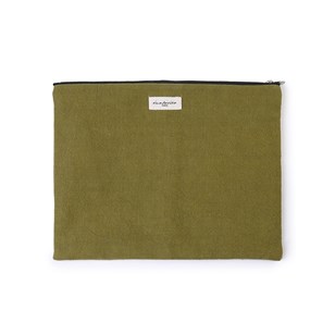 Barbette - Pochette en coton recyclé - Vert Olive - Plusieurs dimensions 