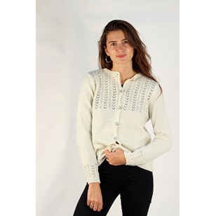Gilet Aloé ecru