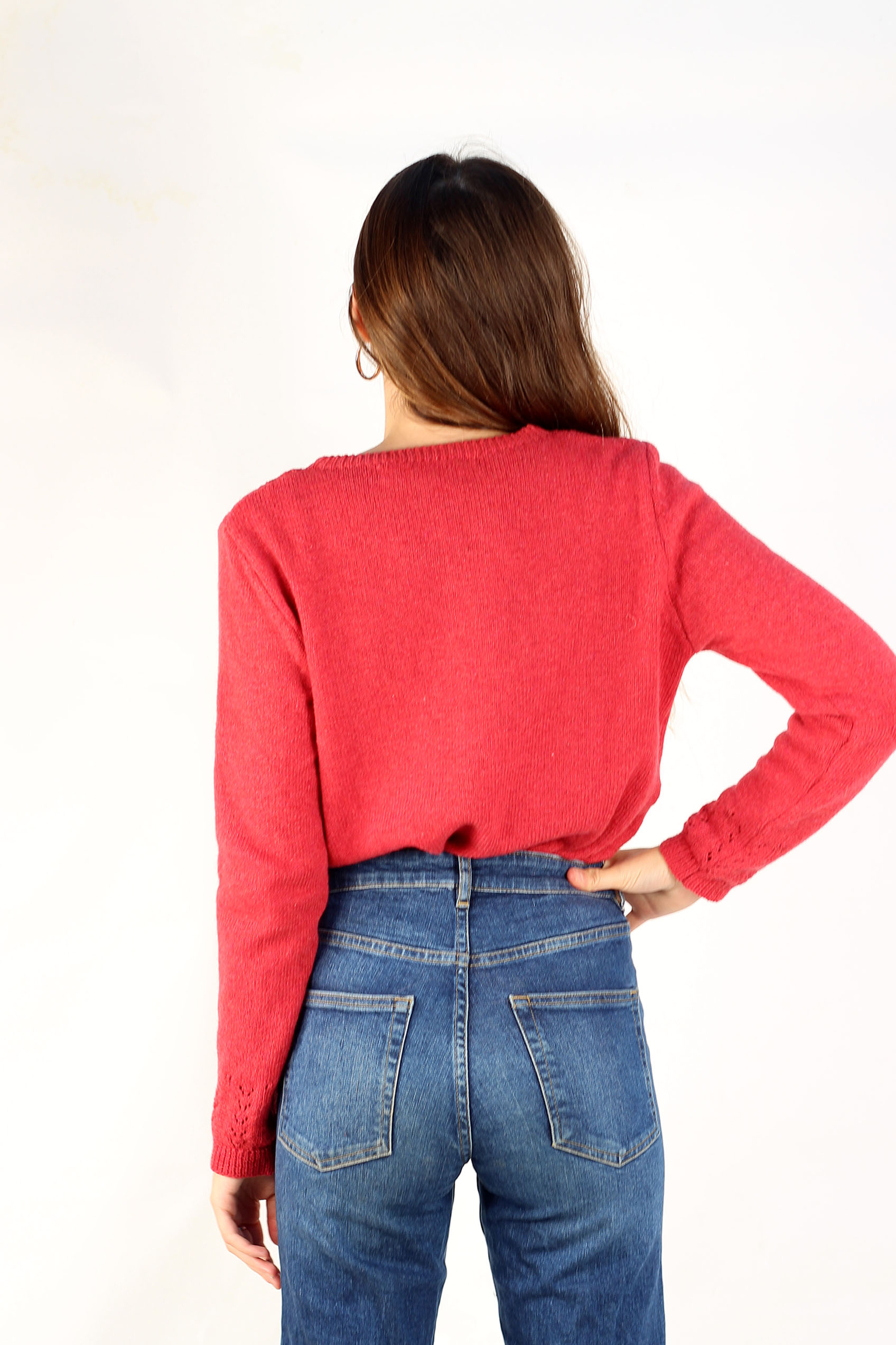 Gilet Aloé framboise 16