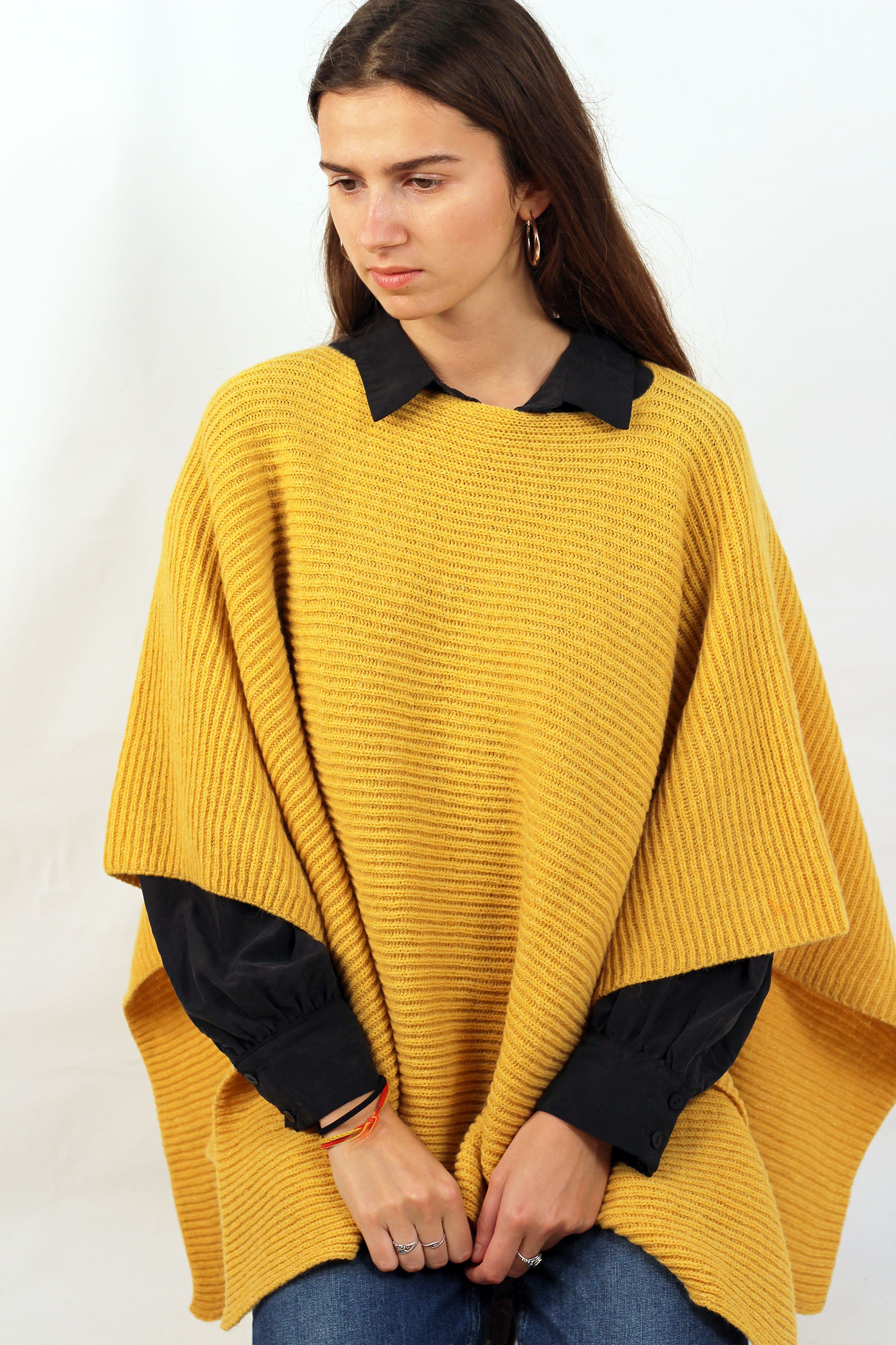 Poncho Sapin - ocre  9