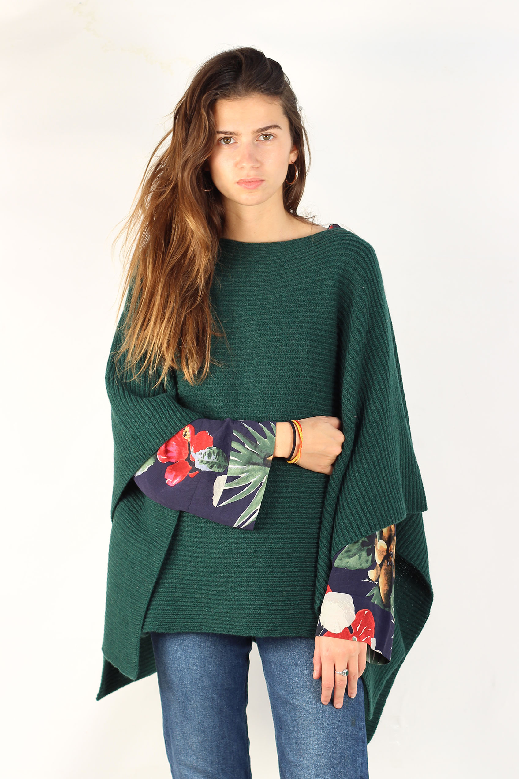 Poncho Sapin - ocre  6