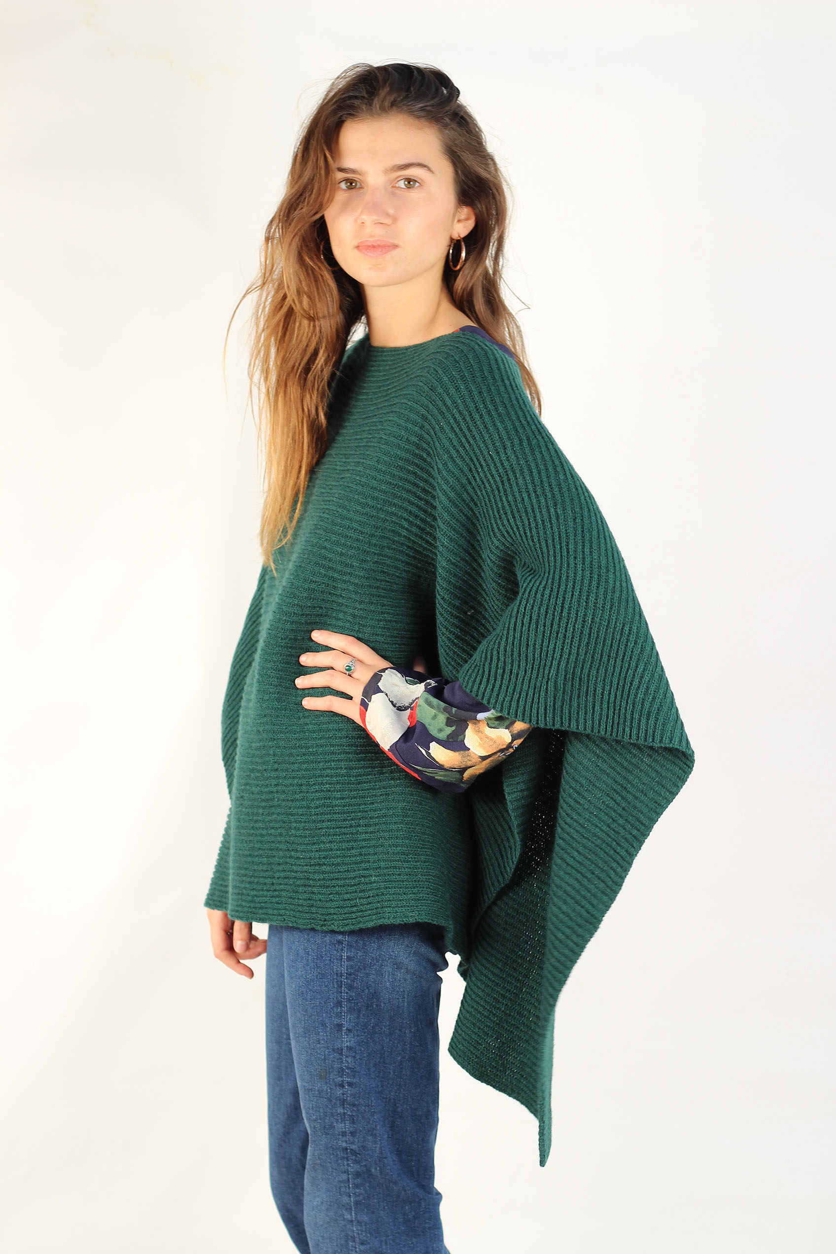 Poncho Sapin - ocre  7