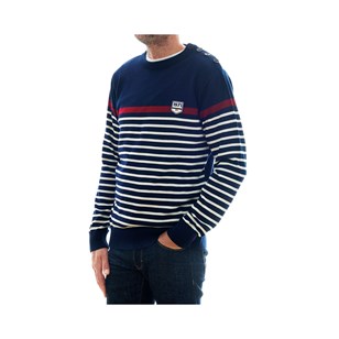 DANY - Pull marinière bleu - Coton Bio
