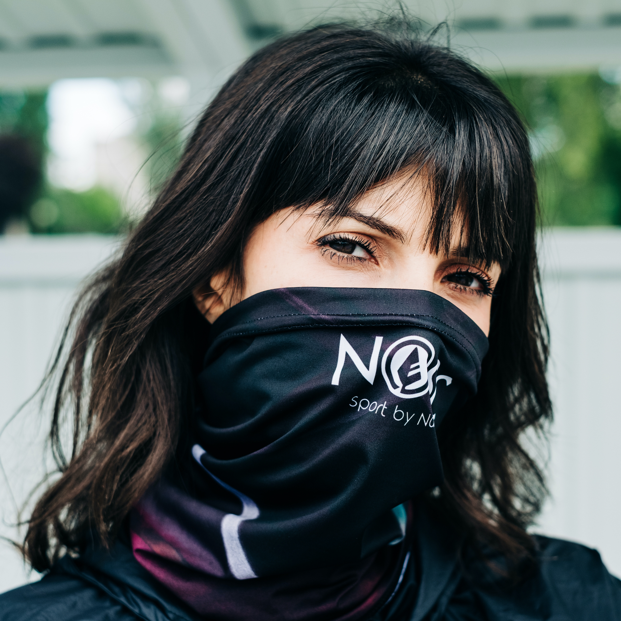 Cache-cou recyclé et made in France - fast black 6