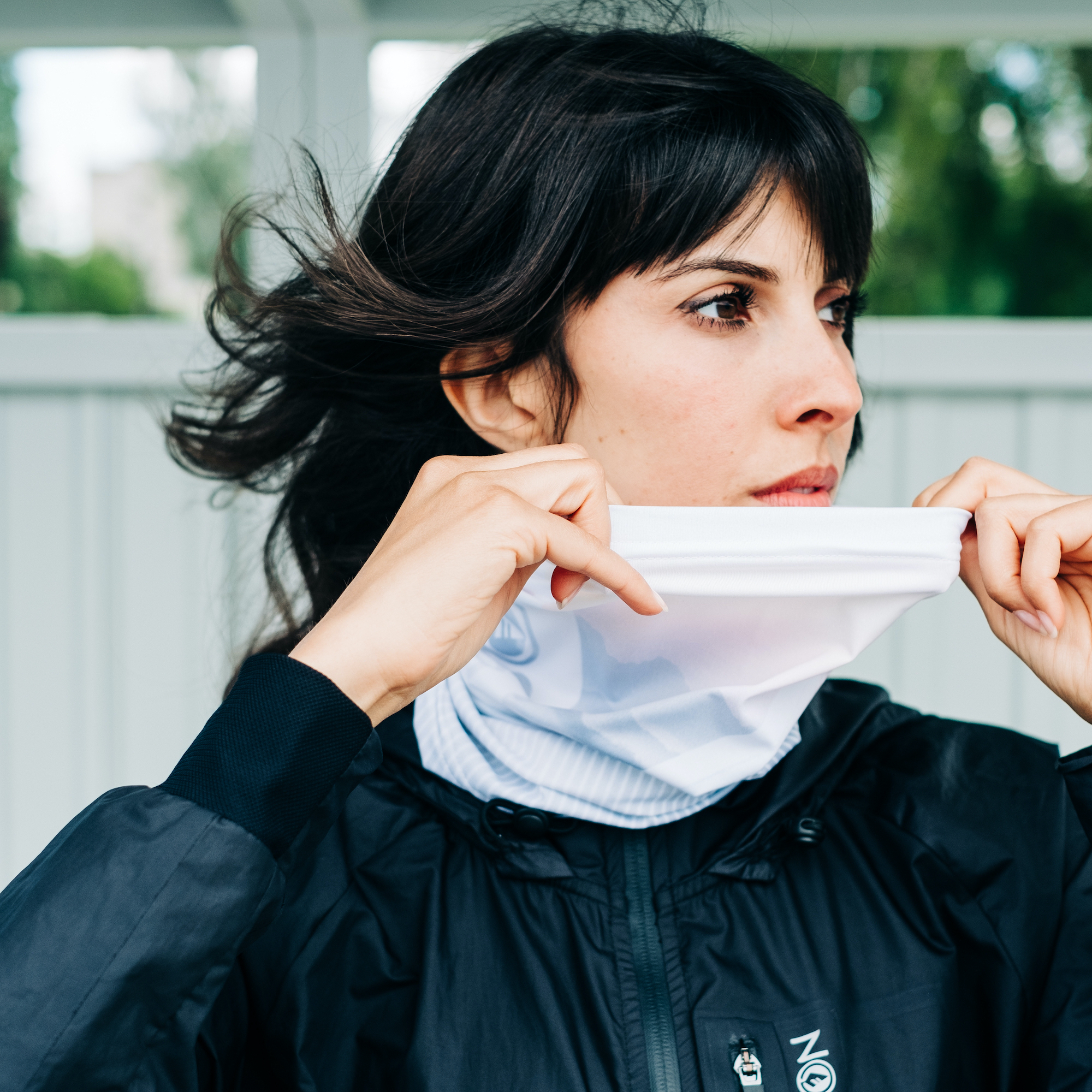 Cache-cou recyclé et made in France - sunset 4