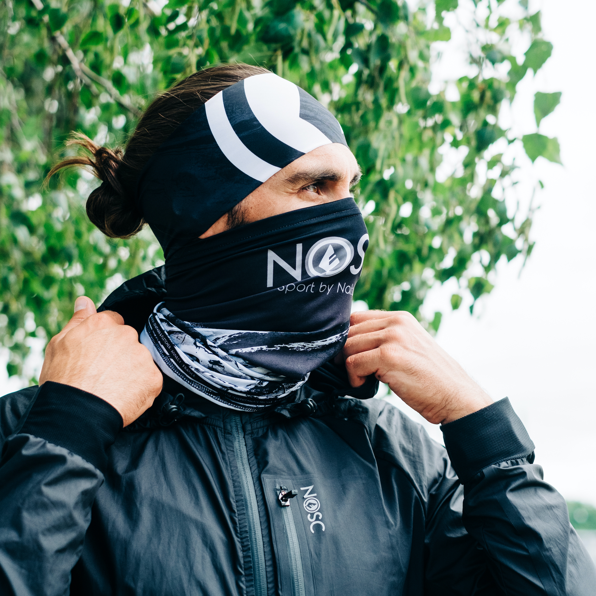 Bandeau recyclé et made in France - black rock 4