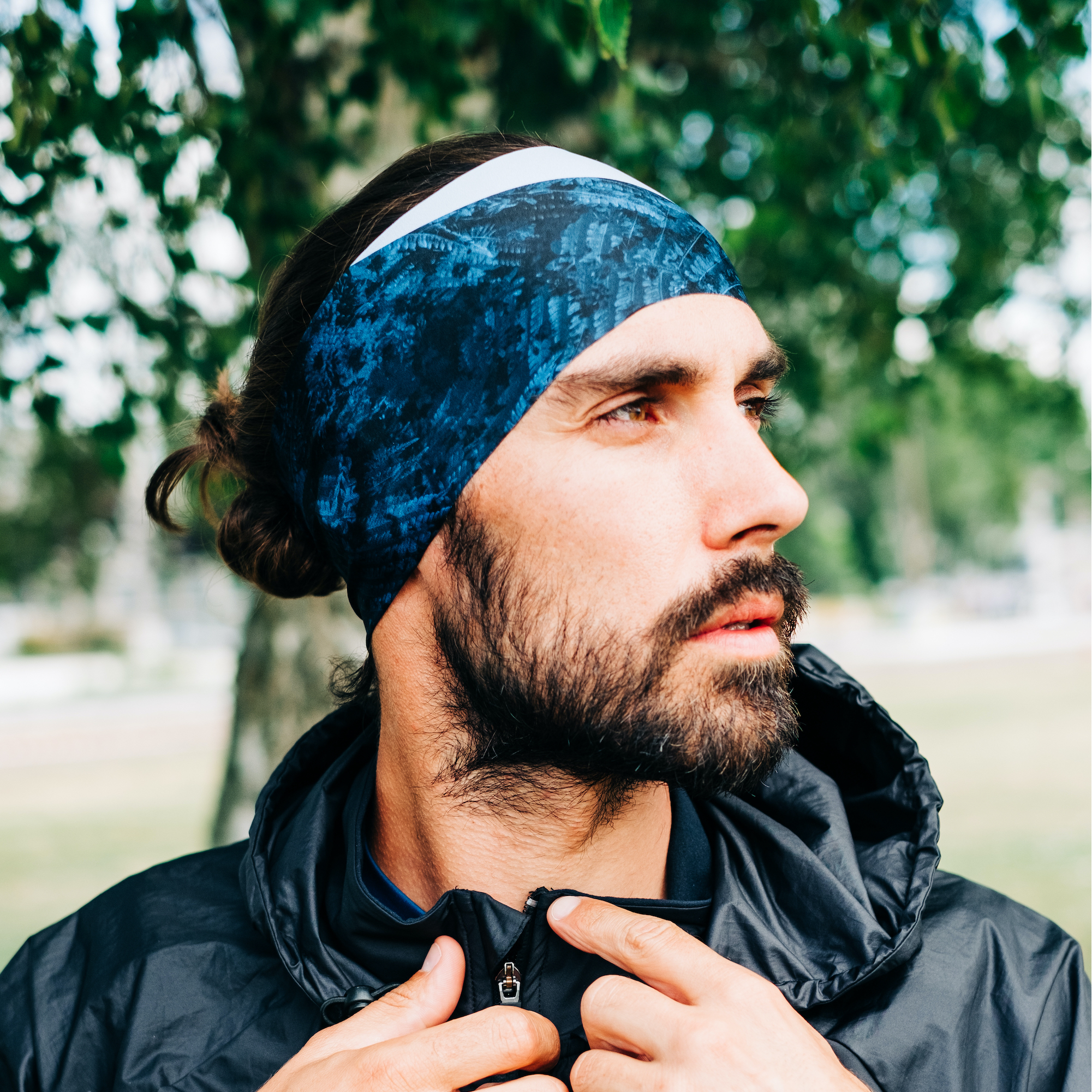 Bandeau recyclé et made in France - flower 5