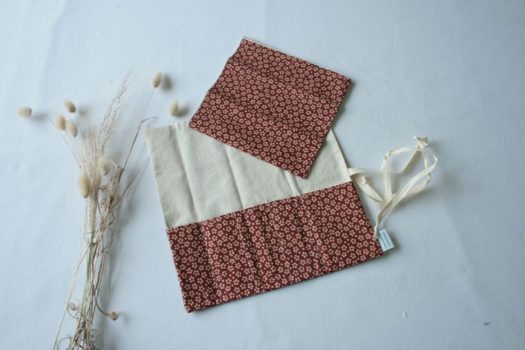 Etui à couverts petites fleurs 6