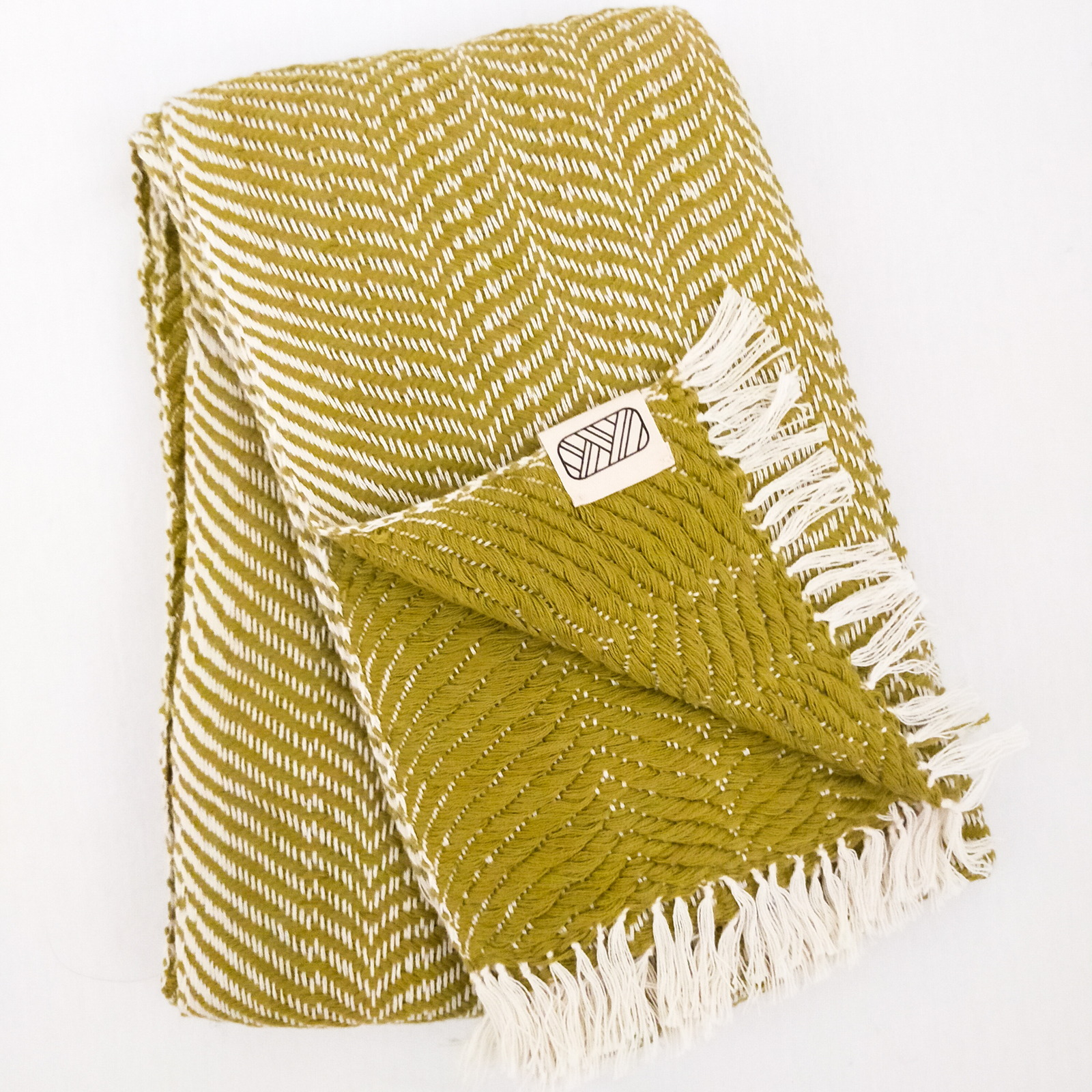 Echarpe Ream en coton - Vert 4