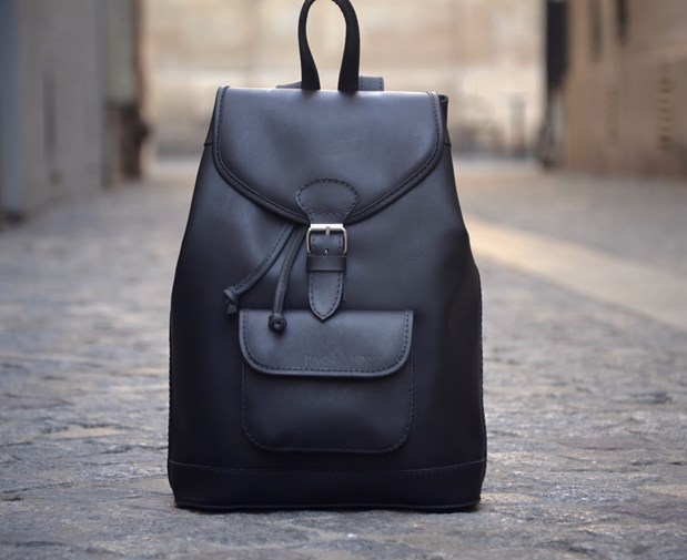 Sac à dos Lou Cuir Noir