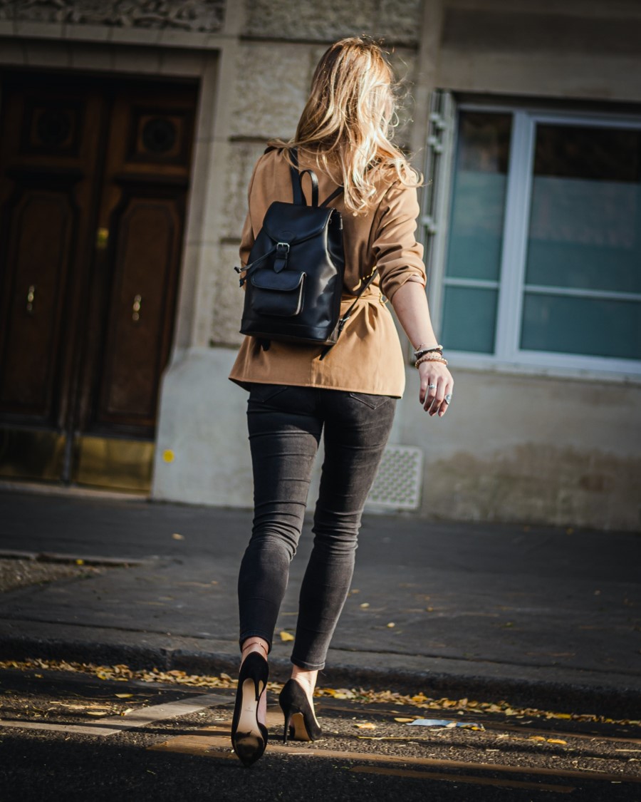 Sac à dos Lou Cuir Noir 10