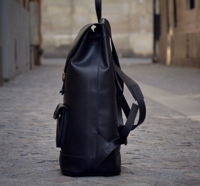 Sac à dos Joe Cuir Noir 4