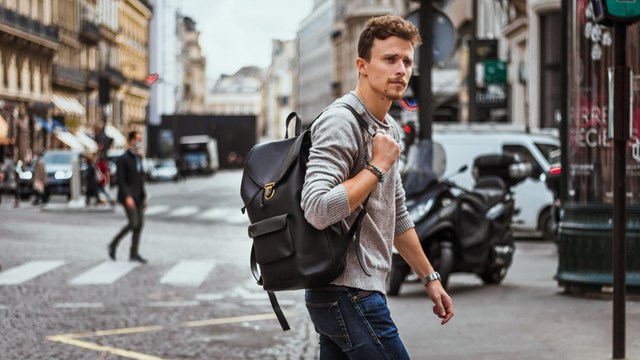 Sac à dos Joe Cuir Noir 9