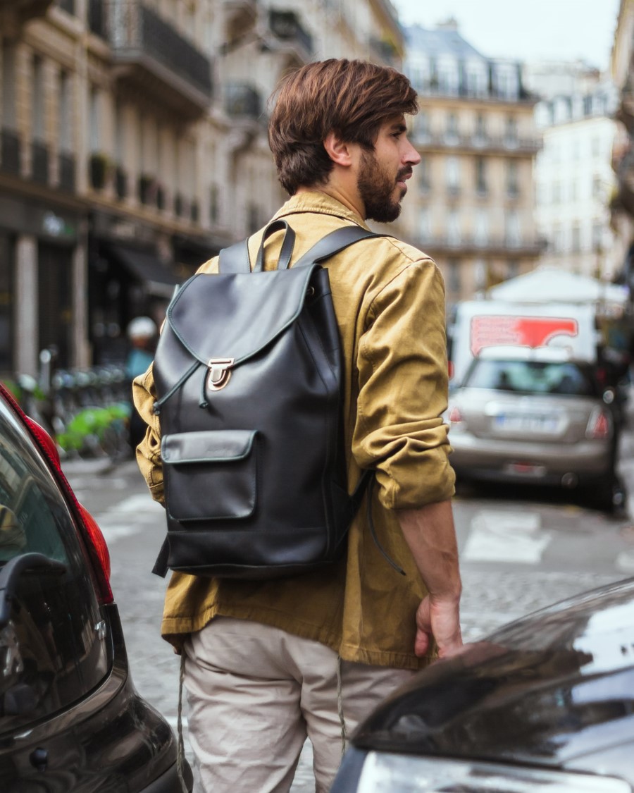 Sac à dos Joe Cuir Noir 10