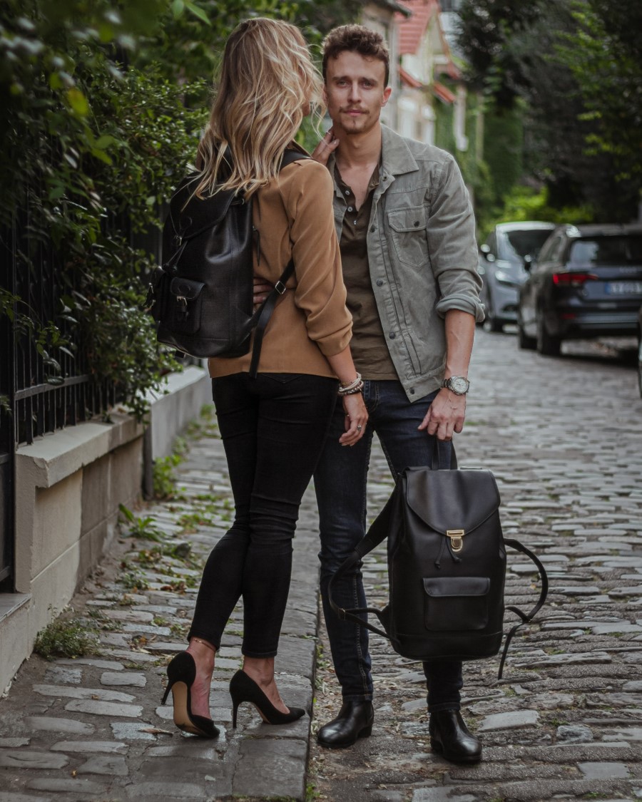 Sac à dos Joe Cuir Noir 14