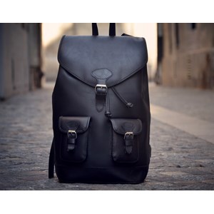 Sac à dos Gabi Cuir noir