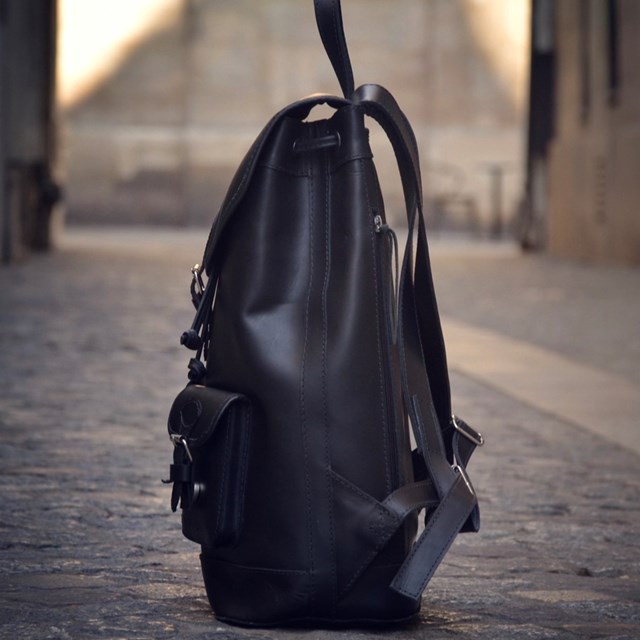 Sac à dos Gabi Cuir noir 11