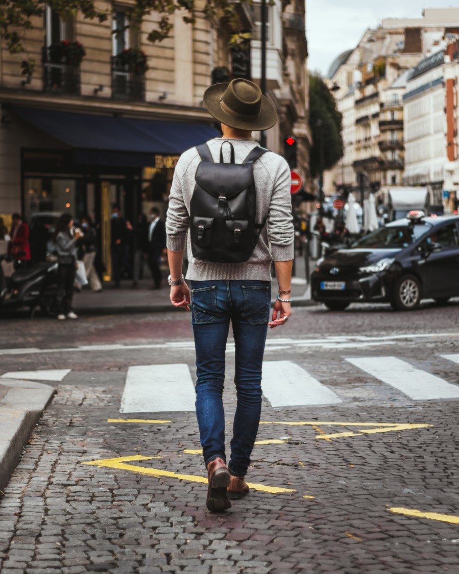 Sac à dos Gabi Cuir noir 5