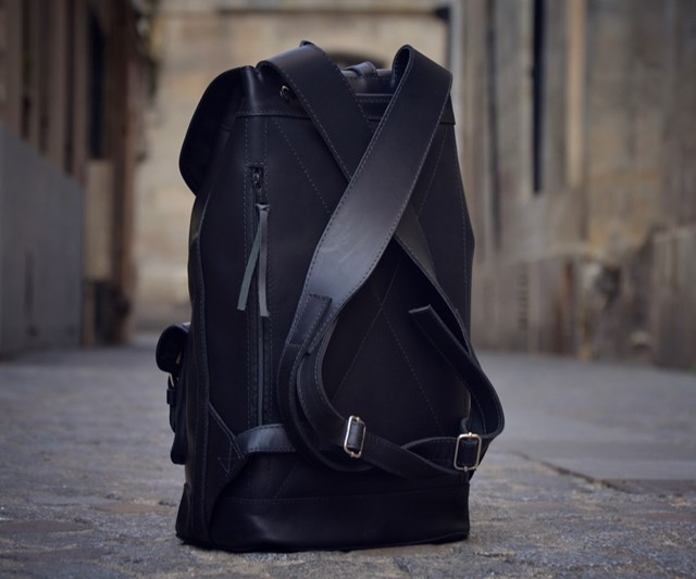 Sac à dos Gabi Cuir noir 10