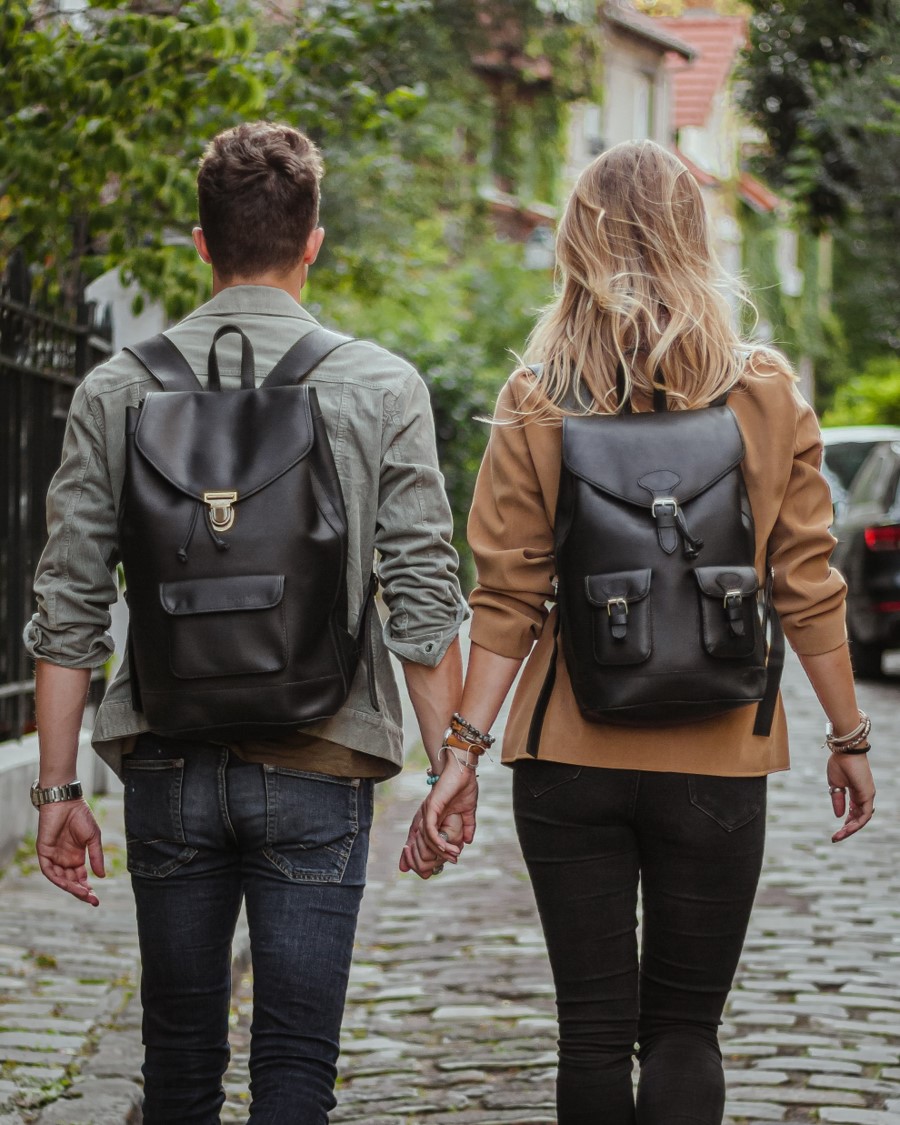 Sac à dos Gabi Cuir noir 6