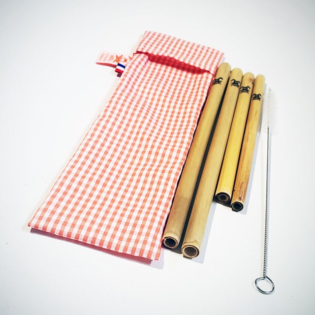 Pailles bambou reutilisables français