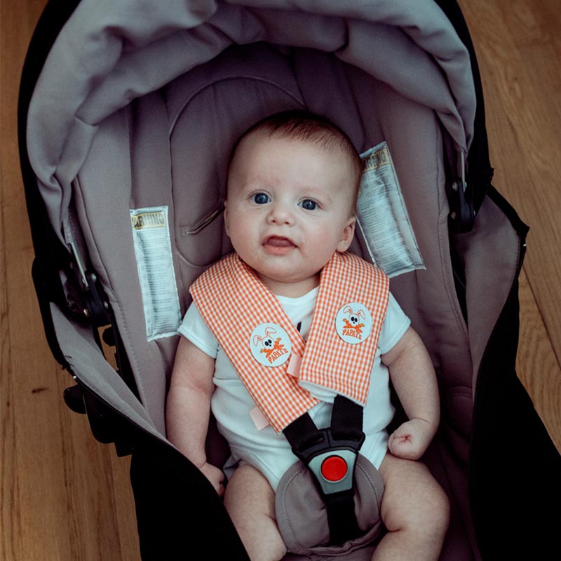 Protège Ceinture de sécurité en Coton Bio Perl 5