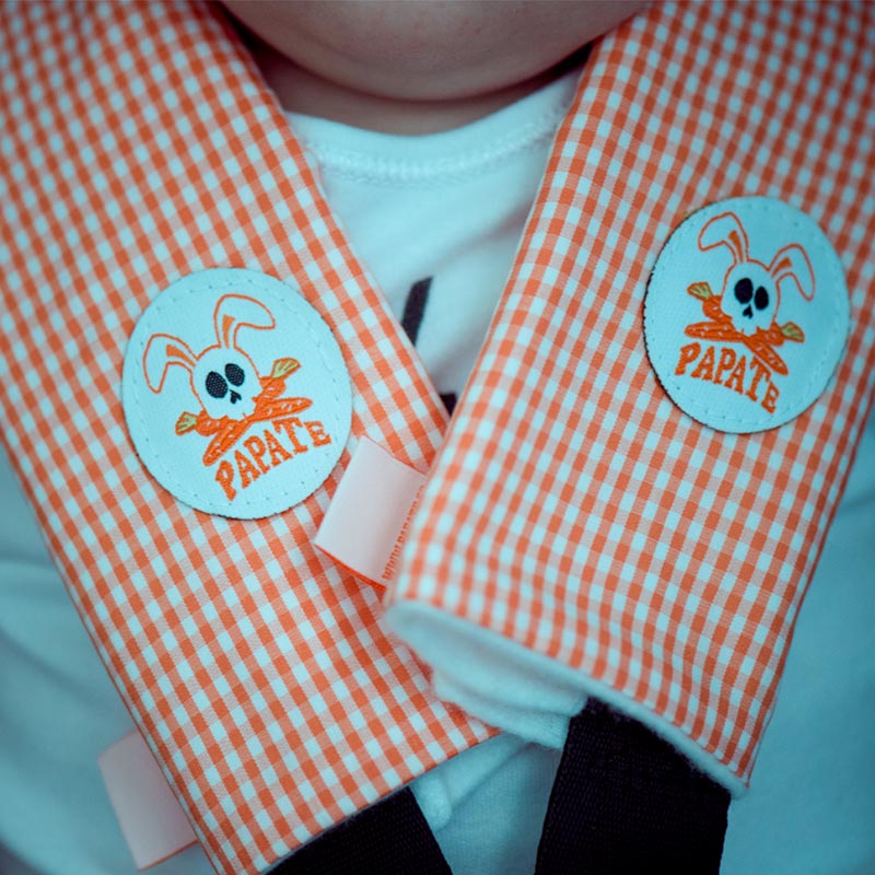 Protège Ceinture de sécurité en Coton Bio Perl 6