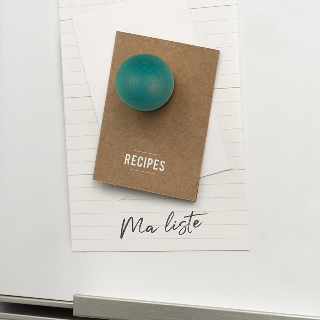 Boîte de 6 boules magnétiques en bois : couleurs 6