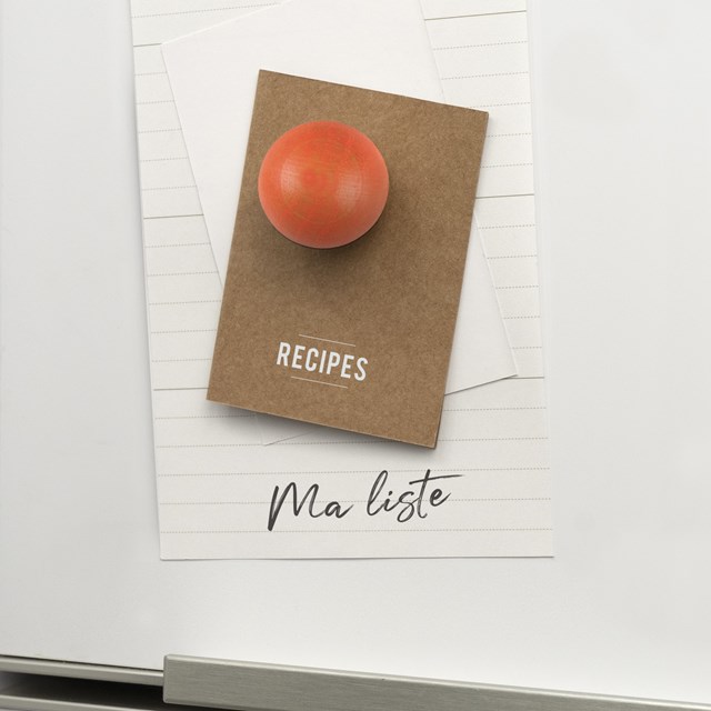 Boîte de 6 boules magnétiques en bois : couleurs 3