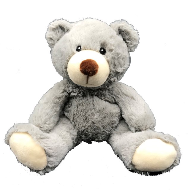 Peluche Bouillotte Ours gris 2
