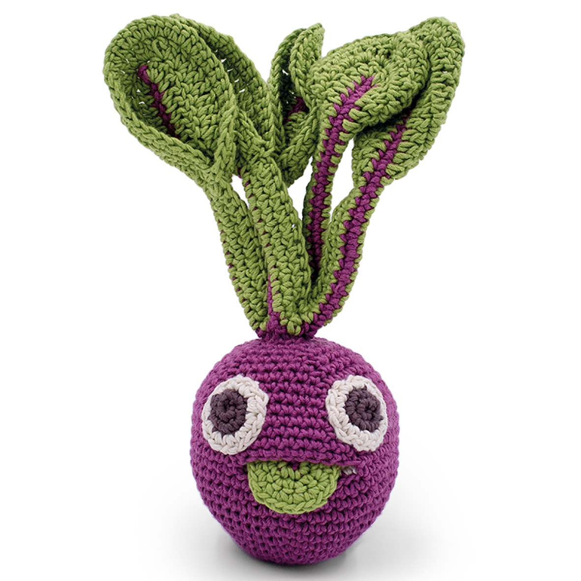 BETTY LA BETTERAVE - HOCHET POUR BÉBÉ EN COTON BIO 3