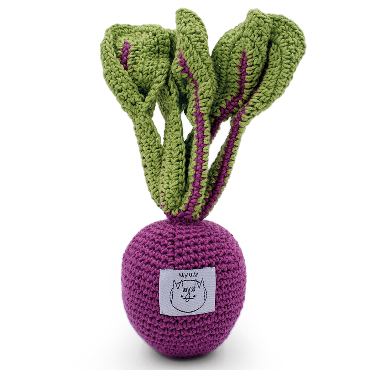 BETTY LA BETTERAVE - HOCHET POUR BÉBÉ EN COTON BIO 5