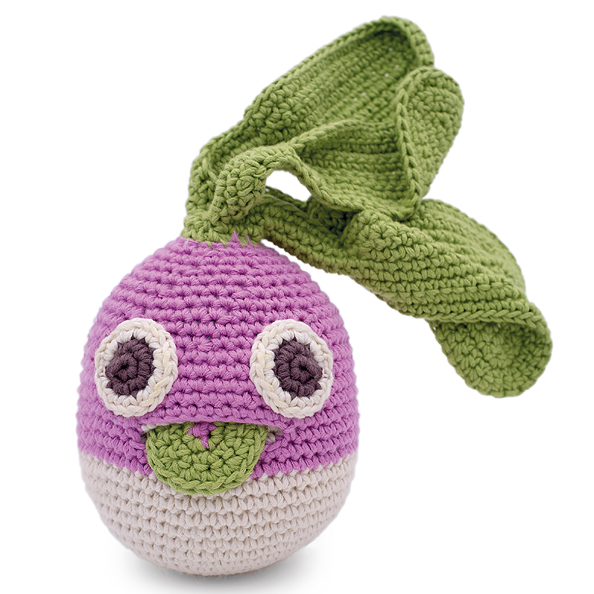 BARNEY LE NAVET - HOCHET POUR BÉBÉ EN COTON BIO 3