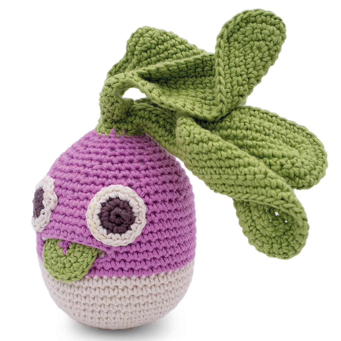 BARNEY LE NAVET - HOCHET POUR BÉBÉ EN COTON BIO 2