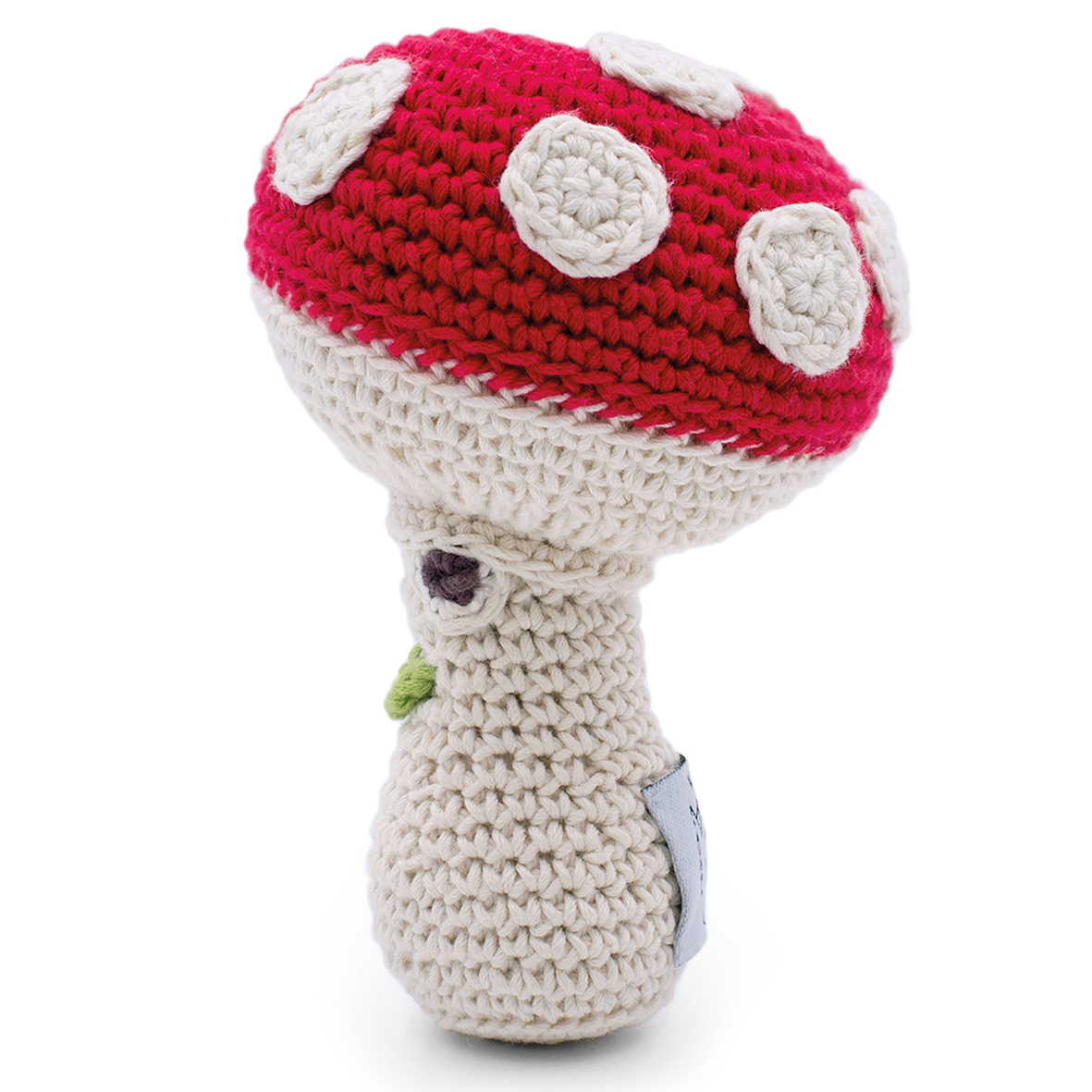 MEREDITH L'AMANITE - HOCHET POUR BÉBÉ EN COTON BIO 4