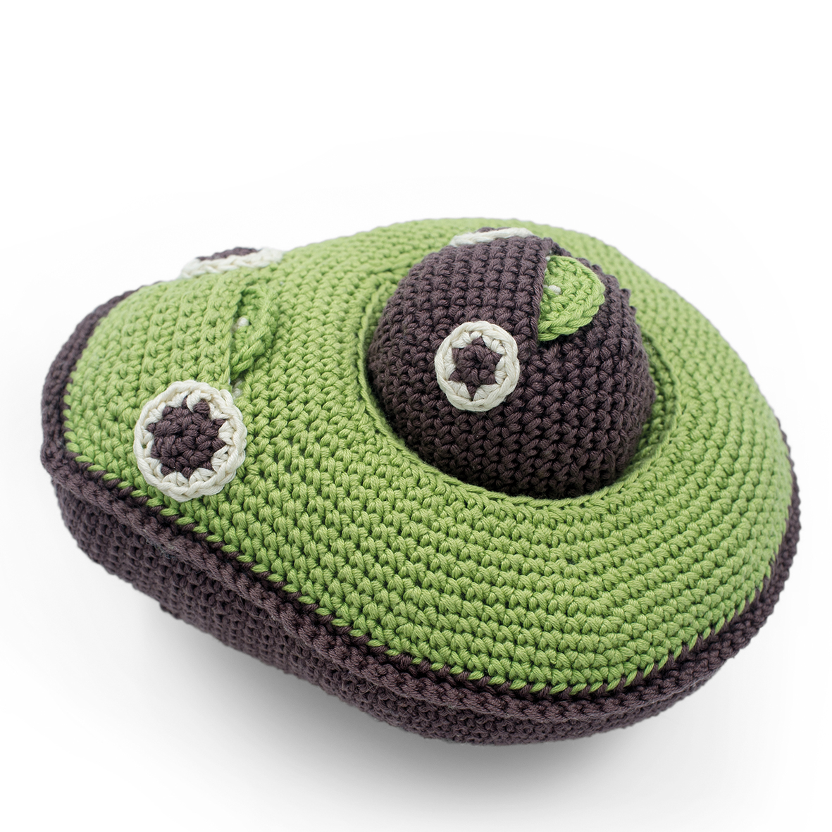 MAMAN AVOCAT ET SON BÉBÉ NOYAUX - BOITE À MUSIQUE EN COTON BIO 4