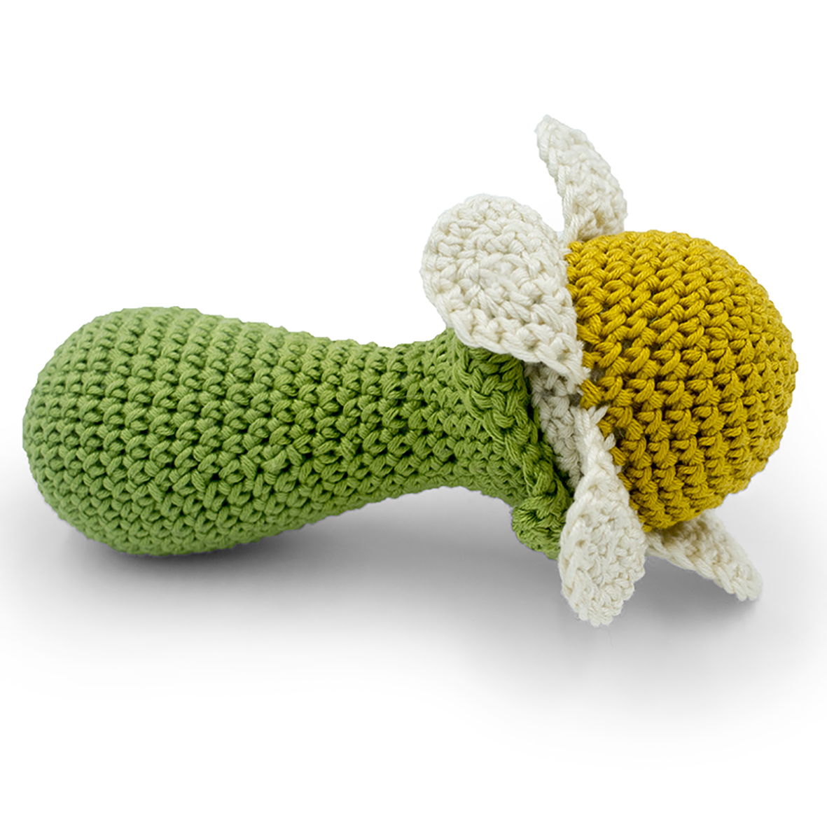 CAMOMILLE - HOCHET POUR BÉBÉ EN COTON BIO 2