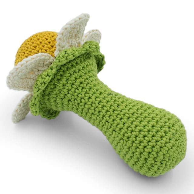 CAMOMILLE - HOCHET POUR BÉBÉ EN COTON BIO 4