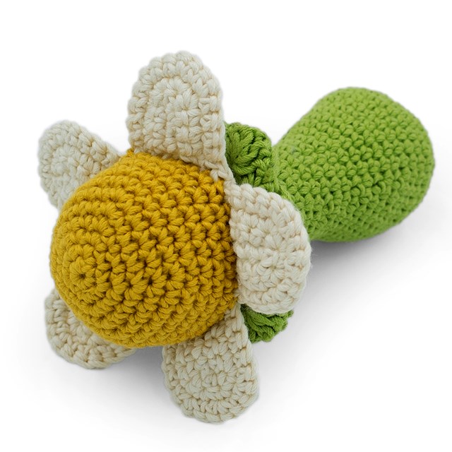 CAMOMILLE - HOCHET POUR BÉBÉ EN COTON BIO 3