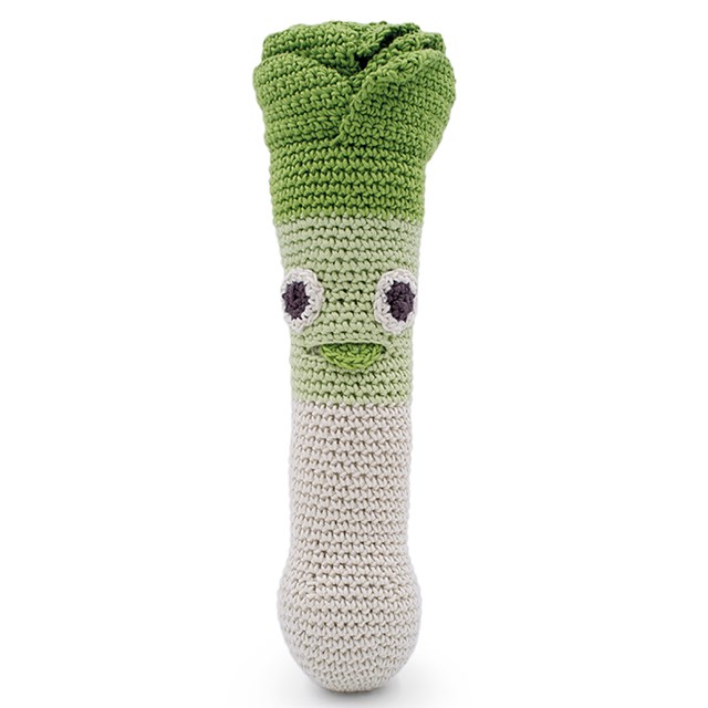 ORSO LE POIREAU - HOCHET POUR BÉBÉ EN COTON BIO 2