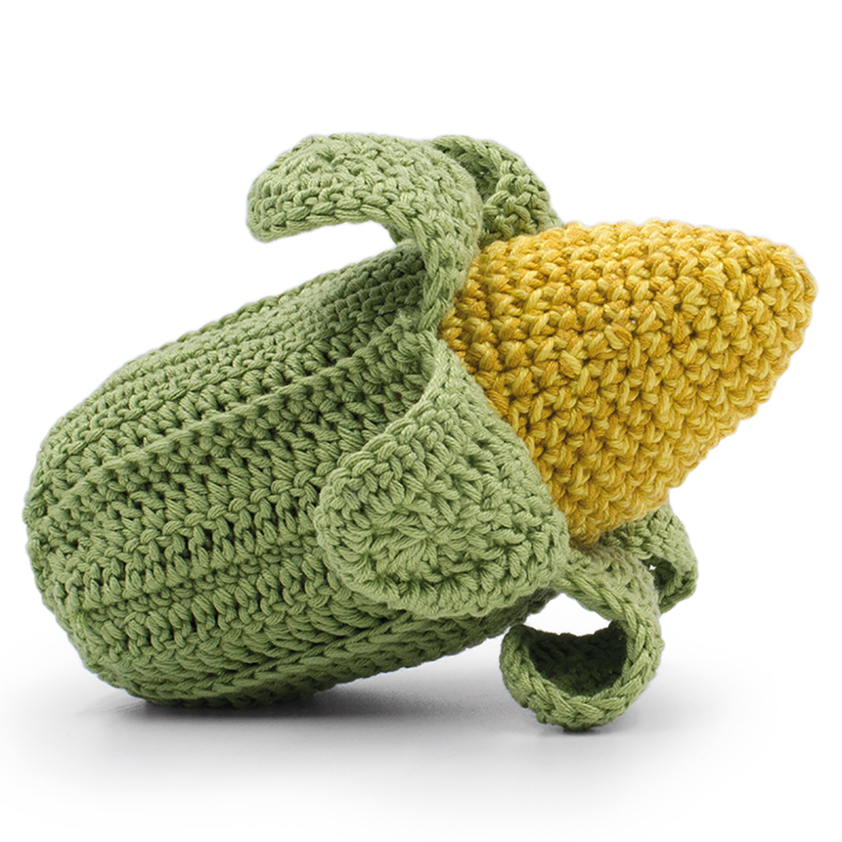 CORNELIUS LE MAÏS - HOCHET POUR BÉBÉ EN COTON BIO 2