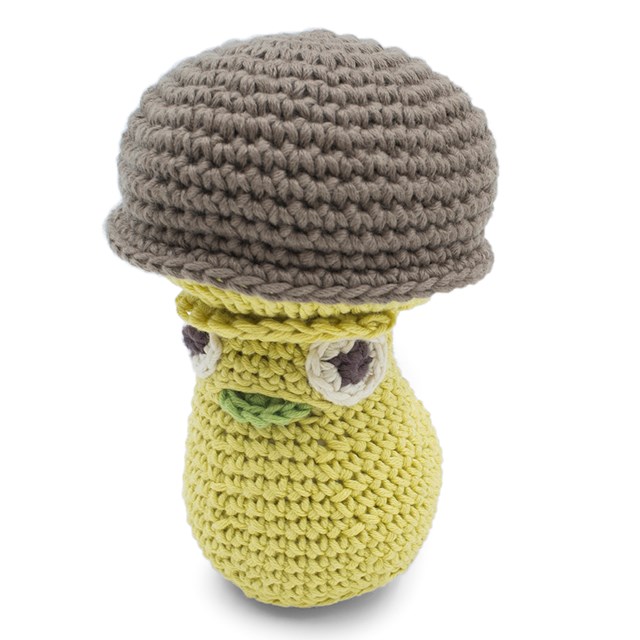 PERCY LE CÈPE - HOCHET POUR BÉBÉ EN COTON BIO 4