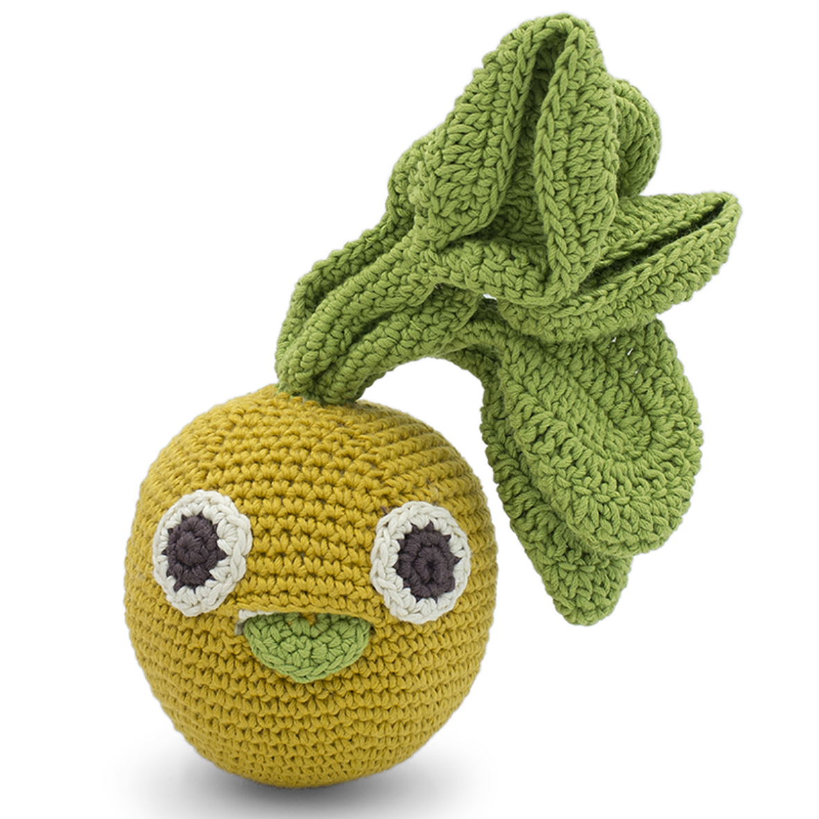 ALAIN LE NAVET BOULE D'OR - HOCHET POUR BÉBÉ EN COTON BIO 2