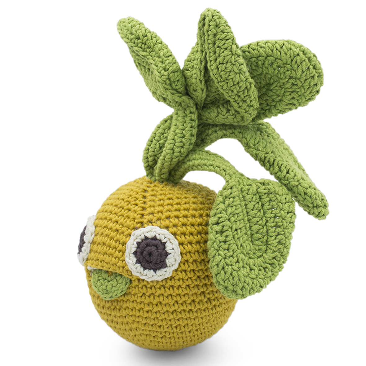 ALAIN LE NAVET BOULE D'OR - HOCHET POUR BÉBÉ EN COTON BIO 3