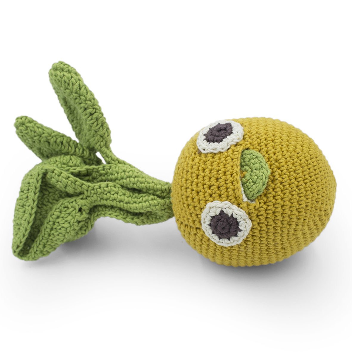 ALAIN LE NAVET BOULE D'OR - HOCHET POUR BÉBÉ EN COTON BIO 6