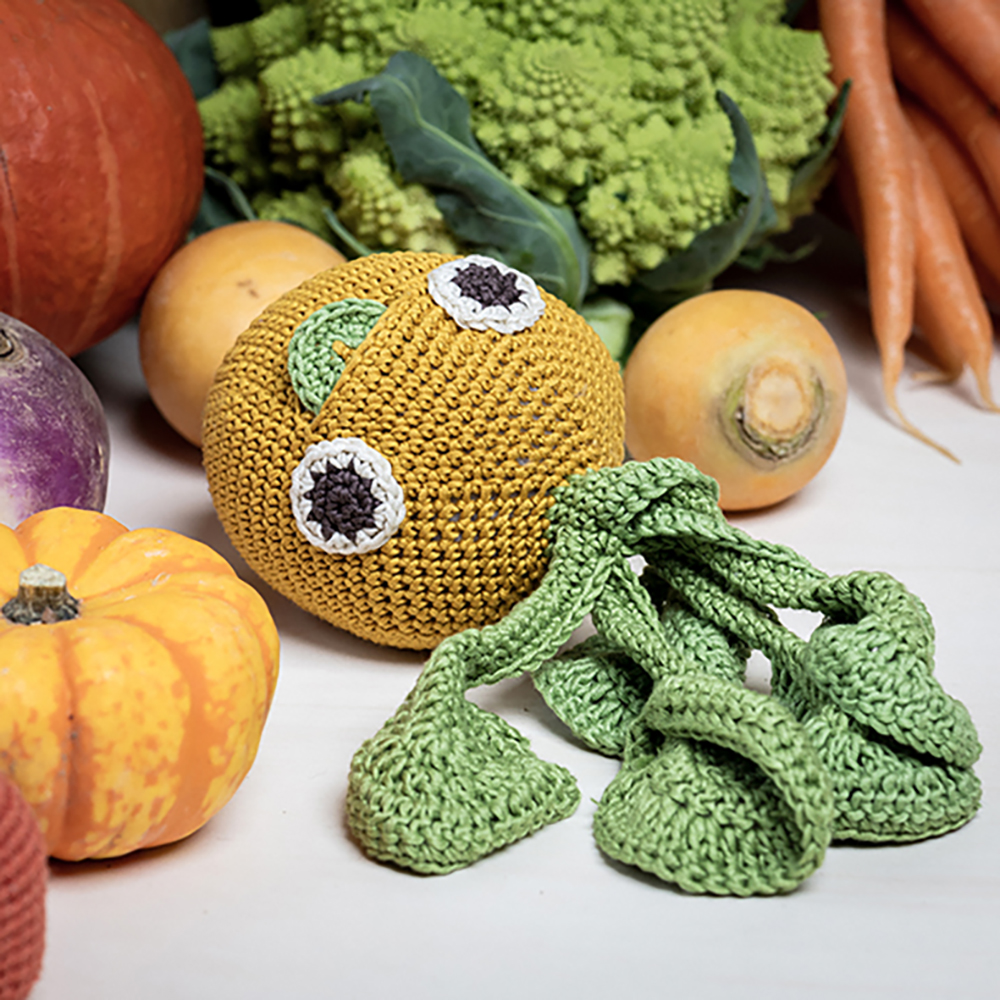 ALAIN LE NAVET BOULE D'OR - HOCHET POUR BÉBÉ EN COTON BIO 7