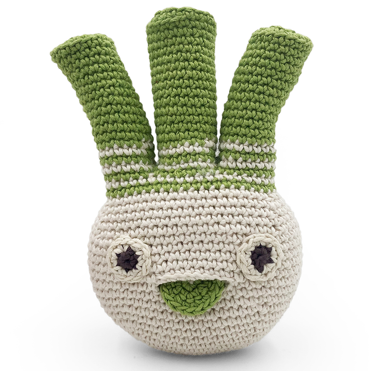 LUCAS LE FENOUIL - HOCHET POUR BÉBÉ EN COTON BIO 3