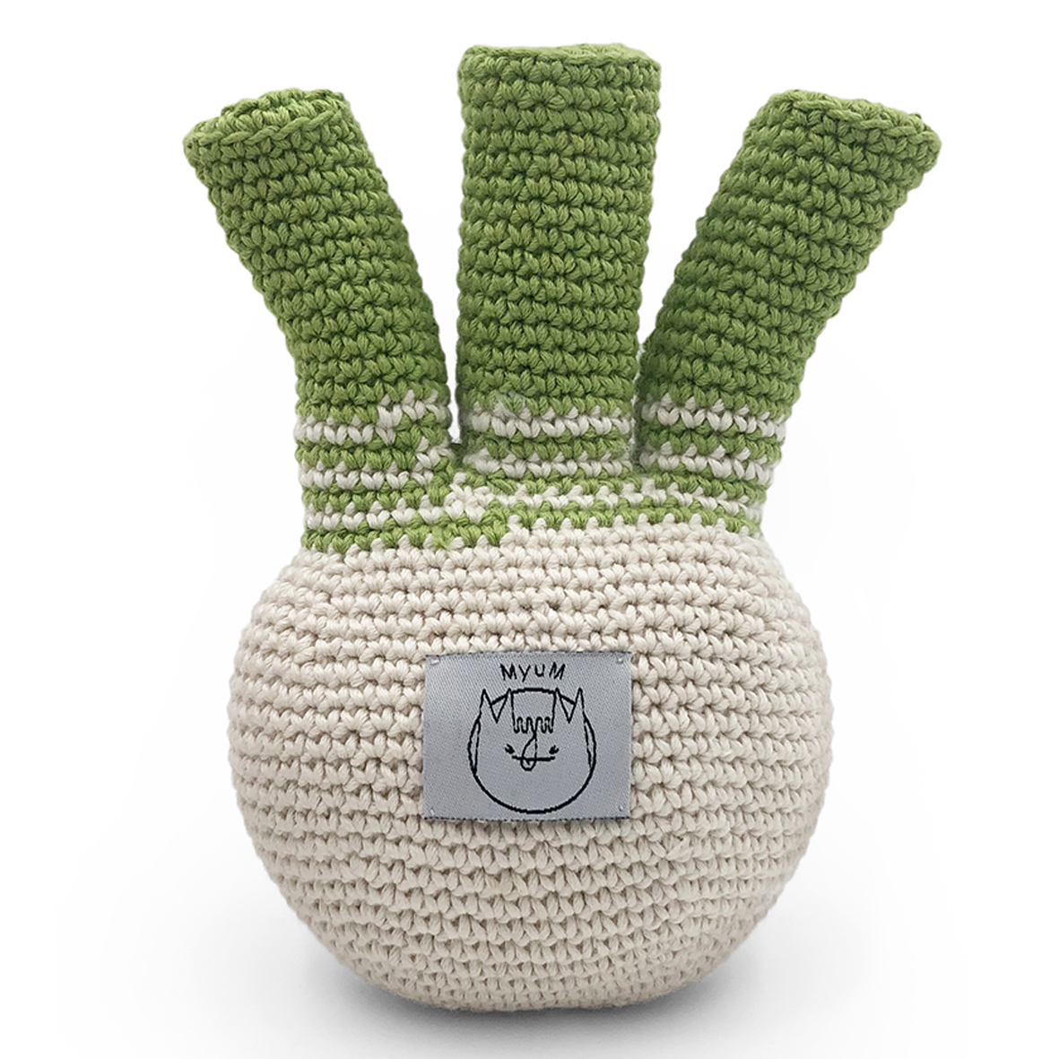 LUCAS LE FENOUIL - HOCHET POUR BÉBÉ EN COTON BIO 4